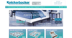 Desktop Screenshot of knickerbockerbedframe.com